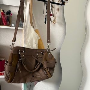 Brown leather purse bought in Italy